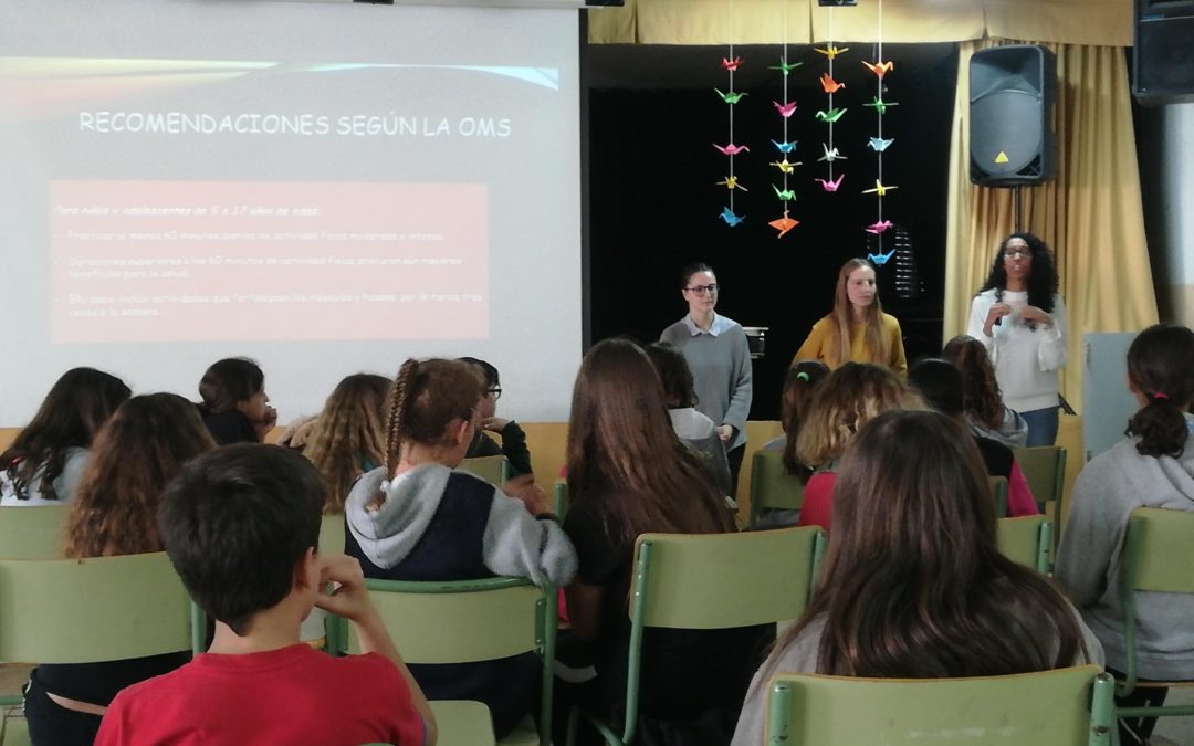 19 de noviembre: TALLER FORMA JOVEN PARA 1º ESO: «Hábitos de vida saludable»