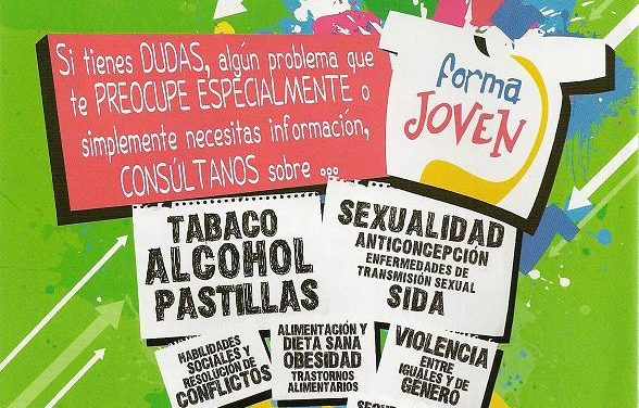 Próxima asesoría de Forma Joven: 3 diciembre