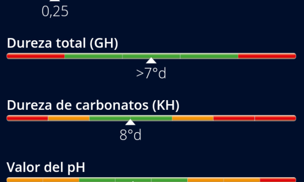 Composición del agua de la charca (2019/11/30)