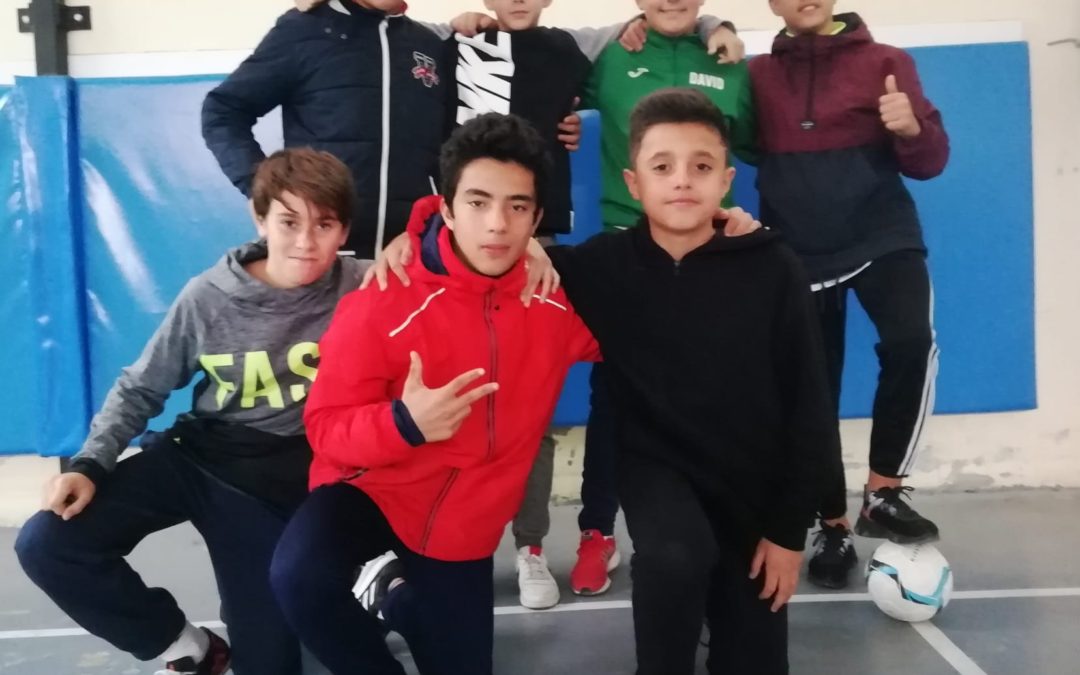 Campeones de la liga interna de los recreos de fútbol sala