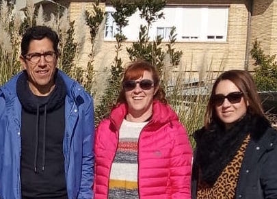Nos visita una representación del CEIP Abadía