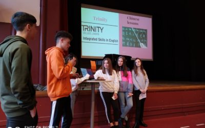 Un grupo de alumnos de 3º ESO está realizando un intercambio con un centro holandés
