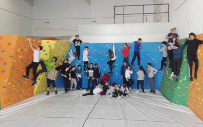 Salida al rocódromo «Rockandblock» y patinaje sobre hielo