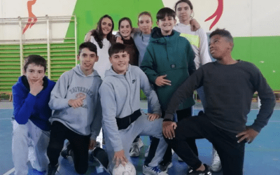Ganadores de la Liga de Quema de los recreos: «Los Pro» de 1º ESO-C