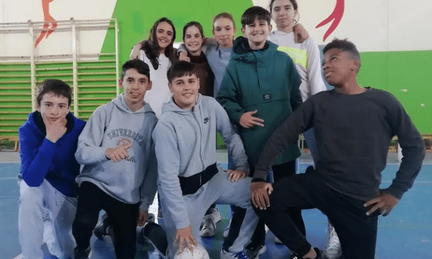 Ganadores de la Liga de Quema de los recreos: «Los Pro» de 1º ESO-C