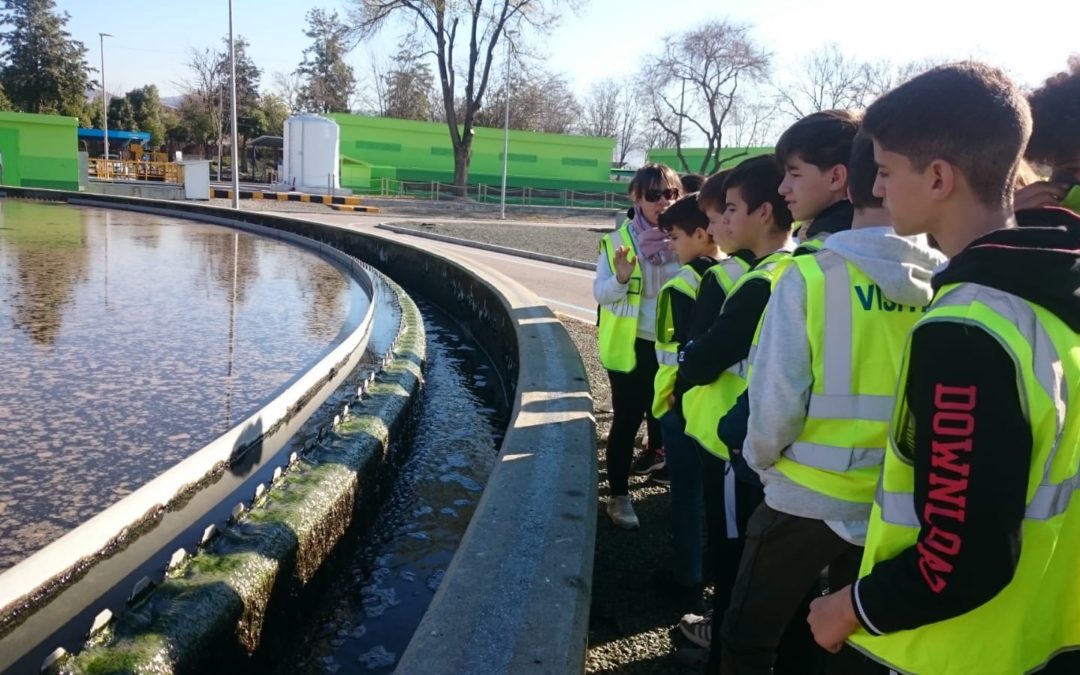 Visitas a las Biofactorías (Estaciones de depuración de aguas residuales) Sur-Churriana con 2º ESO