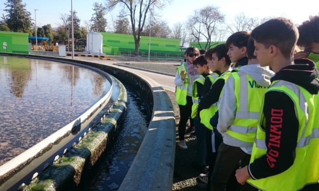 Visitas a las Biofactorías (Estaciones de depuración de aguas residuales) Sur-Churriana con 2º ESO