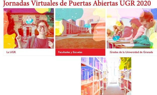 Jornadas virtuales de Puertas Abiertas de la UGR (10, 11 y 12 de junio)