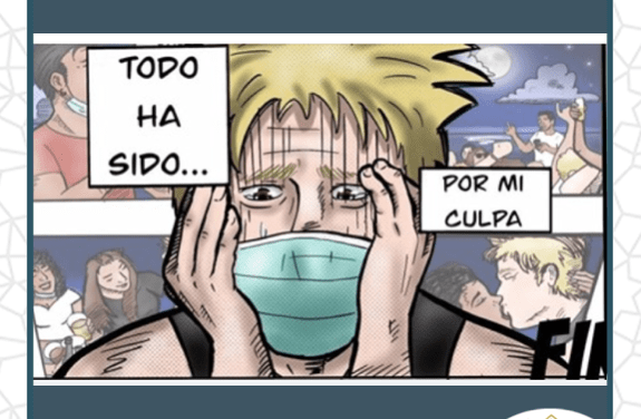 «Tú puedes ser el culpable», cómic de Laura Marchal que trata de concienciar a los jóvenes.