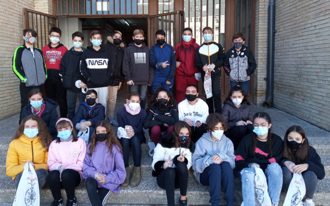 Batida de limpieza de 1º ESO B