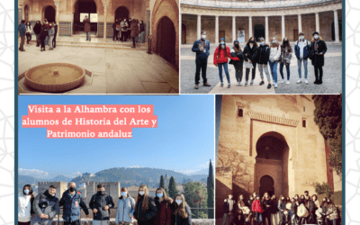 Visita a la Alhambra y al Generalife con los alumnos de Historia del Arte de 2º Bachillerato y Patrimonio Cultural andaluz de 1º Bachillerato