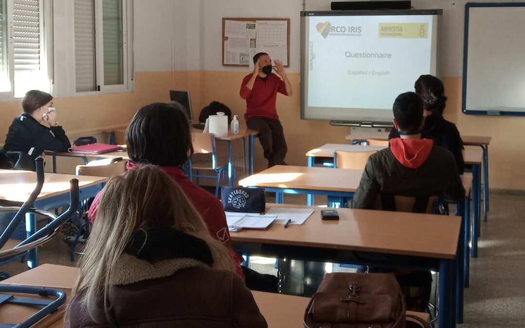 Charla de Félix Jawara para 1º Bachillerato