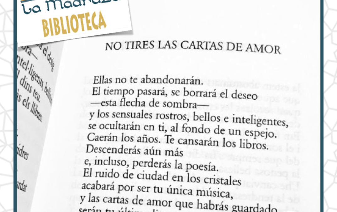 Joan Margarit (Blog de la Biblioteca: «Puntos suspensivos»)