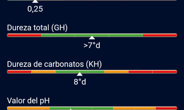 Composición química de la charca (2021/02/15)