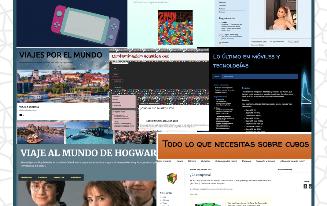 Blogs realizados por los alumnos del taller de Alto Rendimiento de 3º ESO con su profesor José Manuel Ruiz