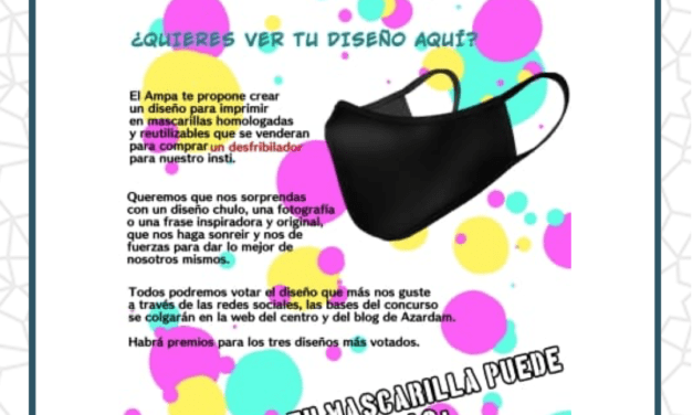 Concurso de diseño de mascarillas organizado por el AMPA