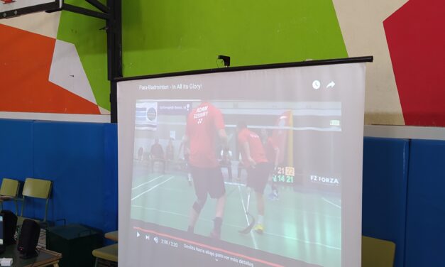 Videoconferencia de 1º ESO con Simón Cruz, jugador paralímpico de bádminton