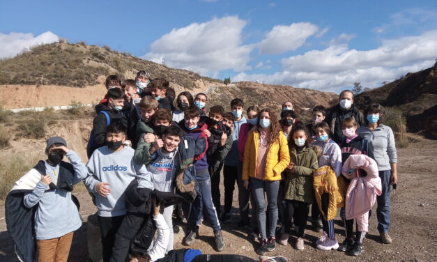 Reforestación por el alumnado de 2º ESO B