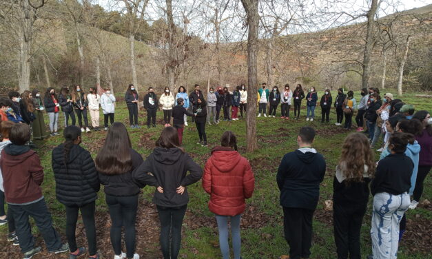Encuentro con el IES Severo Ochoa en el Aula de Naturaleza de Dílar