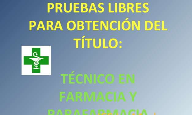 Información sobre pruebas libres