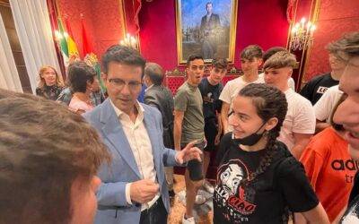 Programa de TG7 sobre el encuentro del alcalde con nuestro alumnado