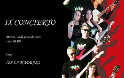IX Concierto de la Madraza Band el martes 28 de junio a las 20:30 horas