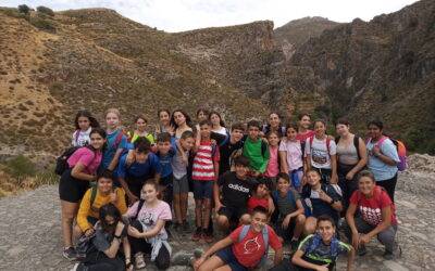 1º ESO B en Los Cahorros de Monachil
