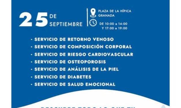 Visita a «La Carpa de la Salud»