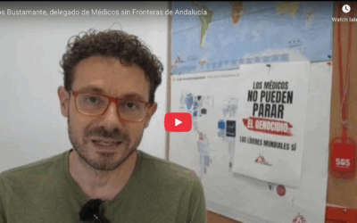 CARLOS BUSTAMANTE, delegado de Médicos sin Fronteras de Andalucía