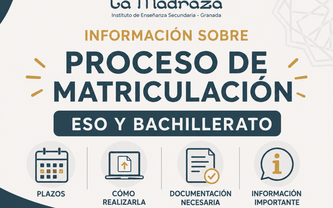INFORMACIÓN Y PROCESO DE MATRICULACIÓN