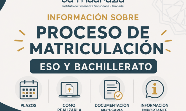 INFORMACIÓN Y PROCESO DE MATRICULACIÓN
