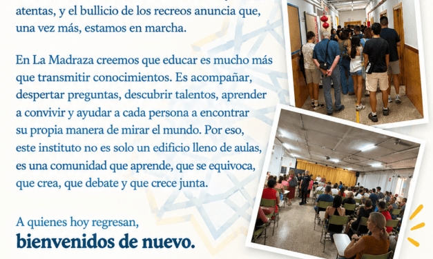 Primer día de clase en el IES La Madraza